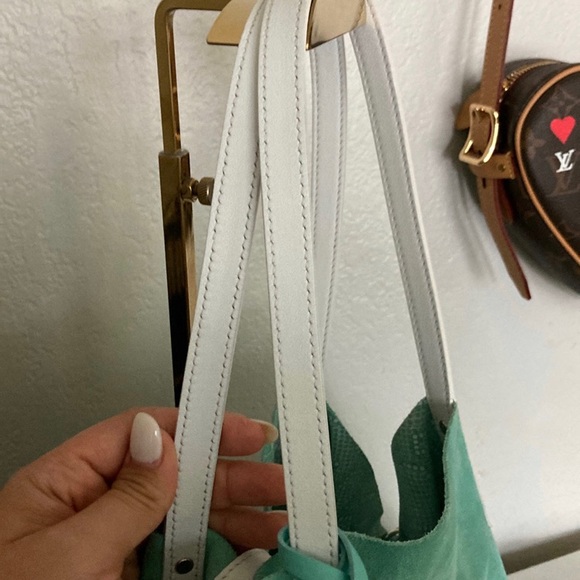*SOLD *Suede Tiffany and Co reversible bag - Picture 5 of 6